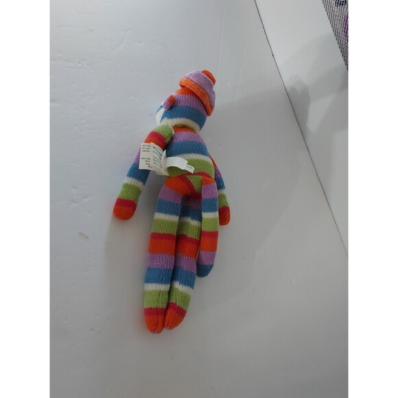 Midwest CBK Stock Rainbow Monkey Knitted w/ Magnetic Hands & Feet 13” - Picture 2 of 3
